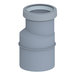 Centrotherm ISRD0302 Eccentric Reducer With Stop, 3 x 2 in, Polypropylene, 5.4 in L, Gray