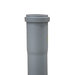 Centrotherm InnoFlue ISVL0210 Single Wall Vent Length Pipe, 124.3 in L, 3 in OD, 120 in L Effective Length, Gray