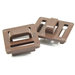 Cover Guard CGCLPB Duct Clip, 4-1/2 in, Brown