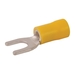 Devco 6255LX Spade Terminal, 12 to 10 AWG Wire, #10 Stud, Yellow