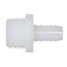 Devco 701-002 Adapter, 1/2 in x 3/4 in, Barbed x MIPT, Material Construction: Nylon, White