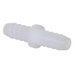 Devco 701-032 Hose Mender, 3/8 in x 3/8 in, Barbed x Barbed, Material Construction: Nylon, White