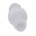 Devco 701-032 Hose Mender, 3/8 in x 3/8 in, Barbed x Barbed, Material Construction: Nylon, White