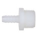 Devco 701-043 Adapter, 3/8 in x 3/4 in, Barbed x MIPT, Material Construction: Nylon, White