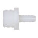 Devco 701-043 Adapter, 3/8 in x 3/4 in, Barbed x MIPT, Material Construction: Nylon, White