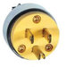 Devco ED2867 Armored Plug, 125 V, 15 A, 1/4 to 5/8 in Dia Cord