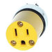 Devco ED2887 Armored Connector, 125 V, 15 A, 0.225 to 0.6 in Dia Cord