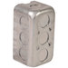 Devco PI360 Utility Box, Galvanized Steel, 13 cu-in, 4 in H, 2-1/8 in W, 1-7/8 in D, 1/2 in Knockout