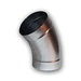 Die Stamped GSP4510-1.5 2-Piece Long Radius Elbow, 10 in x 10 in, 45 deg, 15 in Bend Radius