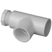 DiversiTech® 510-3400 Cleanout Tee, Schedule/Class: SCH 40, 3/4 in x 3/4 in x 3/4 in, White, PVC