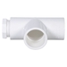 DiversiTech® 510-3400 Cleanout Tee, Schedule/Class: SCH 40, 3/4 in x 3/4 in x 3/4 in, White, PVC