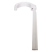 DiversiTech® 515-J2000 Swiveling J-Hook, For Pipe Size: 2 in, PVC, 9 in L, White