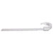 DiversiTech® 515-J2000 Swiveling J-Hook, For Pipe Size: 2 in, PVC, 9 in L, White