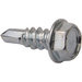 DiversiTech® 6943CX Self-Drilling Screw, Hex Washer Head, #8 Thread, 1/2 in L, Steel, Zinc-Plated
