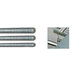 Duro Dyne® DYN-O-MATE® 021165 Threaded Rod, Steel, Zinc-Plated, 3/8 in Dia, 6 ft L, 3/8-16 Thread
