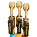Fieldpiece HR3B Ball Valve Hose Set, 1/4 x 1/4 in, 5 ft L Hose, 800 psi Max Working Pressure