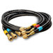 Fieldpiece HR3 Open Valve Hose Set, 1/4 x 1/4 in, 5 ft L Hose, 800 psi Max Working Pressure
