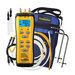 Fieldpiece SDMN6 Dual Port Manometer With Pressure Switch Tester, 0 to 0.07 psi, +/-0.001 psi Accuracy, Alkaline