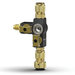 Fieldpiece VC2G Valve Core Removal Tool With Dual Valve, 1/4 x 1/4 in x Female x Male, 5.06 in H, 2.63 in W, 1-1/2 in D