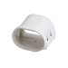 Fortress® 84009 Flexible Adapter, White, PVC, 3-1/2 in, 3-1/8 in L, 3-7/8 in W, 2-3/4 in H