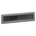 Hart & Cooley® 420 Series 011306 Toe Space Grille, For Duct Size: 10 x 4 in, Steel, Bright White Enamel, 5-1/2 in H