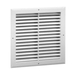 Hart & Cooley® RH45 Series 063999 Grille, For Duct Size: 6 x 6 in, Aluminum, White, 7-3/4 in H, 7-3/4 in W, 1 in D