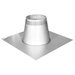 Hart & Cooley® TLCFF Series 502073 Tall Cone Roof Flashing With Storm Collar, 6 in, Galvalume, 24 in L, 24 in W, 12 in H