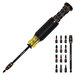 KLEIN TOOLS® 32304 14-in-1 Adjustable-Length Impact Screwdriver With Flip Socket, 1/4 in, 5/16 in Drive, 14-Piece