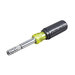 KLEIN TOOLS® Slide Drive™ 32596 8-in-1 Multi-Bit Screwdriver/Nut Driver, 1/4 in, 3/8 in, 5/16 in Drive, 8-Piece