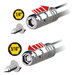 KLEIN TOOLS® Slide Drive™ 32596 8-in-1 Multi-Bit Screwdriver/Nut Driver, 1/4 in, 3/8 in, 5/16 in Drive, 8-Piece