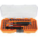 KLEIN TOOLS® 32787 Precision Ratchet and Driver System, 64-Piece, SAE, Steel, 8-3/4 in L, 3.7 in W, 1.8 in D