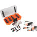 KLEIN TOOLS® ProFlex 33801 Impact Driver Bit Set, 40-Piece, SAE, Tool Steel, 7 in L, 3-3/4 in W, 1-3/4 in D