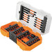 KLEIN TOOLS® ProFlex 33801 Impact Driver Bit Set, 40-Piece, SAE, Tool Steel, 7 in L, 3-3/4 in W, 1-3/4 in D