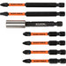 KLEIN TOOLS® ProFlex 33801 Impact Driver Bit Set, 40-Piece, SAE, Tool Steel, 7 in L, 3-3/4 in W, 1-3/4 in D