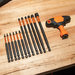 KLEIN TOOLS® ProFlex 33804 Impact-Rated Interchangeable Ratcheting T-Handle Set, 23-Piece, SAE, Tool Steel, 9-1/4 in L