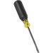 KLEIN TOOLS® 600-4 Screwdriver, 1/4 in Bit, 1-Piece, Magnetic: No, 4 in L Shaft, 8.344 in L, Steel, Square Shank