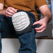 KLEIN TOOLS® 60849 Non-Marring Lightweight Gel Knee Pad, EVA/Metal/Neoprene/Nylon/Polyester/TPE, Black/White, One-Size