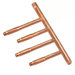 LG HVAC ARBL054 4-Branch Header, Copper, For Use With: Refrigerant Distribution of Indoor Units