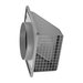 Lambro 389G Wall Hood Exhaust Vent, For Duct Size: 8 in, Plastic, Gray, Screen Included: Yes, Damper Included: Yes