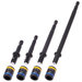 Malco® C-RHEX® MSHMLC1 Cleanable/Reversible Driver, SAE, Hex Drive, Magnetic: Yes, 4 in L Shaft, 4 in L, Blue/Yellow