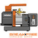 Navac BreakFree® NP4DLM Cordless Vacuum Pump, 4 cfm, 15 um Vacuum, 2-Stage, 18 V, 1/2 hp Motor, 1/4 in, 3/8 in, 1/2 in