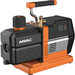 Navac NRP8DI Smart Vacuum Pump, 8 cfm, 15 um Vacuum, 2-Stage, 115 V, 3/4 hp Motor, 1/4 in, 3/8 in, 1/2 in, Battery
