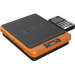 Navac NRS2I01 Wireless Refrigerant Scale, 220 lb, 0.05 % Accuracy, 0.2 oz Resolution, 8-1/4 in L Platform, Battery
