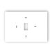 PRO1® T119 Wall Plate Cover, 5-1/2 in H, 7-1/2 in W, 0.3 in D