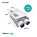 Panasonic WhisperComfort® 60 FV-06VE1 Energy Recovery Ventilator, 27 cfm Cooling, 20 to 60 cfm Heating, 120 V