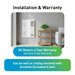 Panasonic WhisperComfort® 60 FV-06VE1 Energy Recovery Ventilator, 27 cfm Cooling, 20 to 60 cfm Heating, 120 V