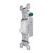 Pass & Seymour® Trademaster® 660WG Toggle Switch, 15 A, 120 V, 1-Pole, White, Grounding: Grounding, 1-Gang