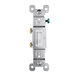 Pass & Seymour® Trademaster® 660WG Toggle Switch, 15 A, 120 V, 1-Pole, White, Grounding: Grounding, 1-Gang