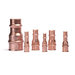 RLS® 3051 Series 3051080600111 Reducer, 1/2 in x 3/8 in, Press x Press, 700 psi Max Working Pressure, Copper