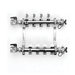 Rehau® Pro-Balance® 381103-001 Heating Manifold, 3-Outlet, Stainless Steel, 2 gpm, 1 in x 1 in, NPT x NPT